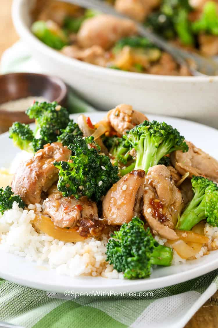 Chicken And Broccoli
 Chicken and Broccoli Stir Fry Spend With Pennies
