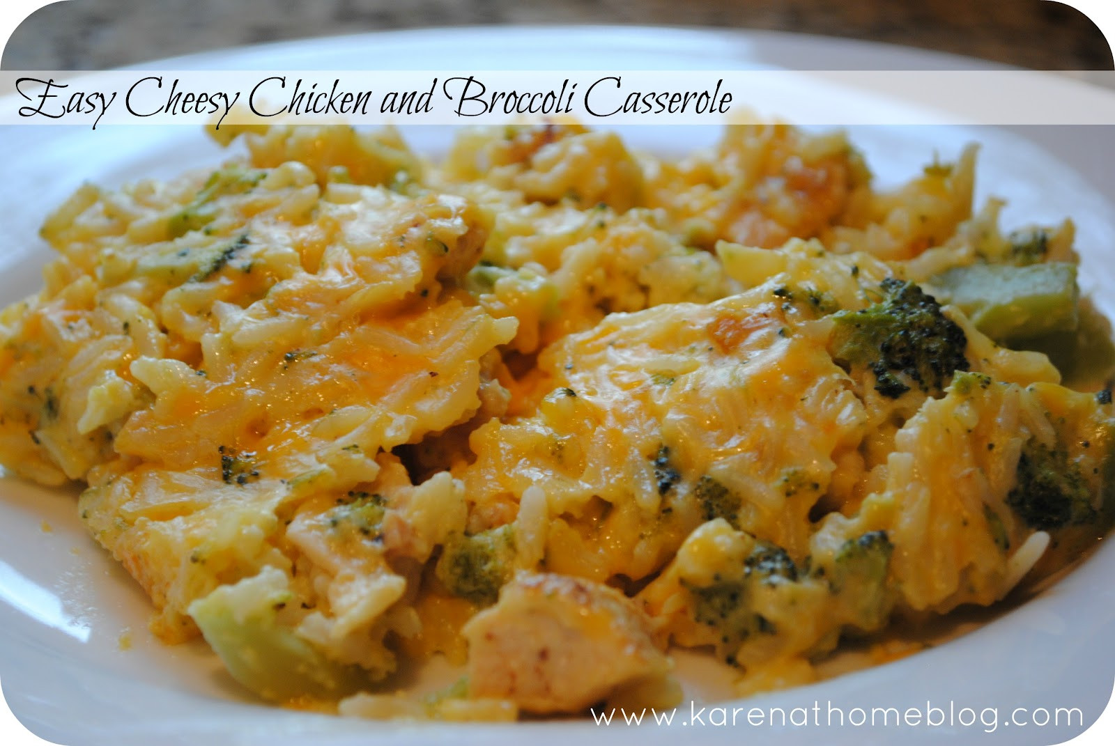 Chicken And Broccoli Bake
 Karen Tucci Tips for the 40ish Easy Cheesy Chicken and