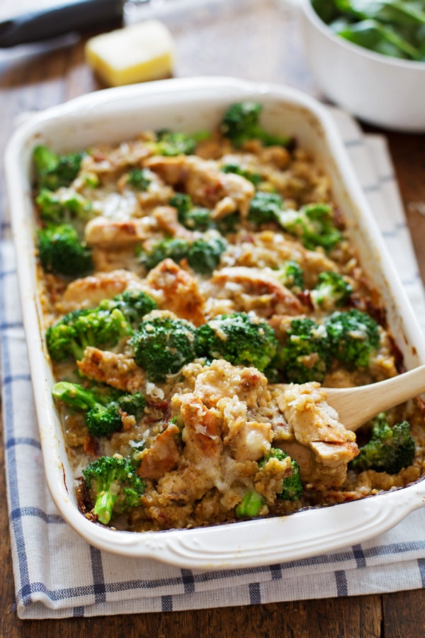 Chicken And Broccoli Calories
 Creamy Chicken Quinoa and Broccoli Casserole Recipe