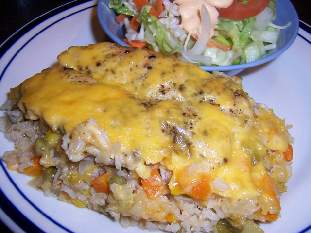 Chicken And Brown Rice Casserole
 Easy To Do Chicken Ve able and Brown Rice Casserole