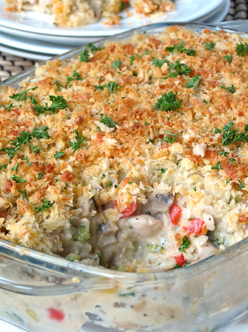 Chicken And Brown Rice Casserole
 Chicken And Brown Rice Casserole With Veggies