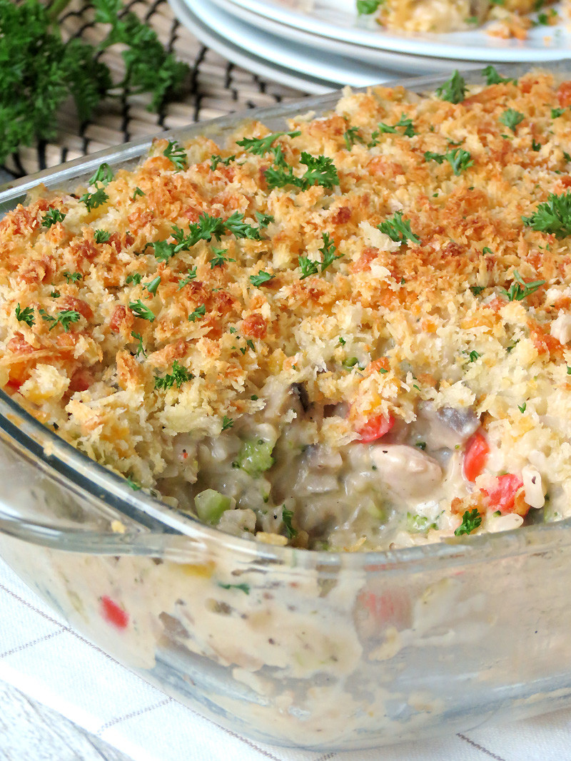 Chicken And Brown Rice Casserole
 Chicken And Brown Rice Casserole With Veggies