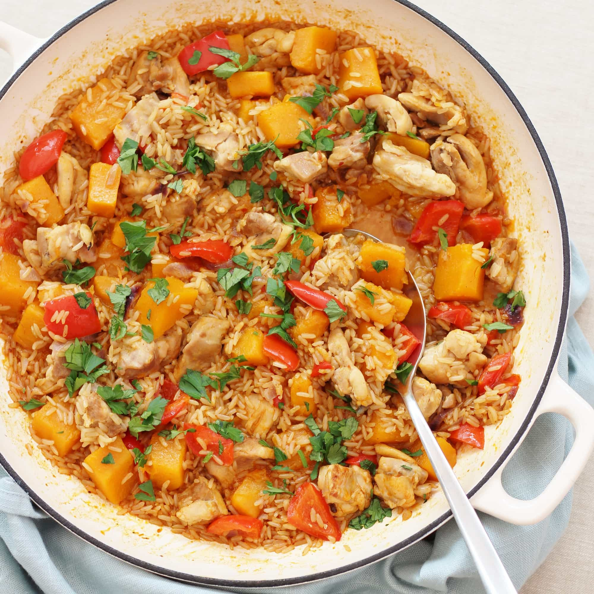 Chicken And Butternut Squash
 e Pot Harissa Chicken and Butternut Squash Pilaf Easy