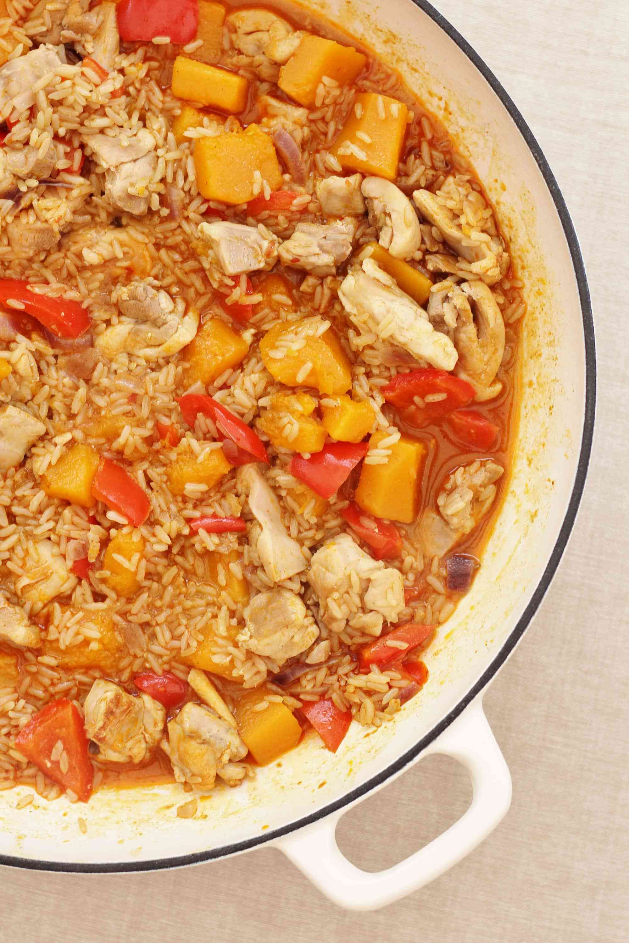 Chicken And Butternut Squash
 e Pot Harissa Chicken and Butternut Squash Pilaf Easy