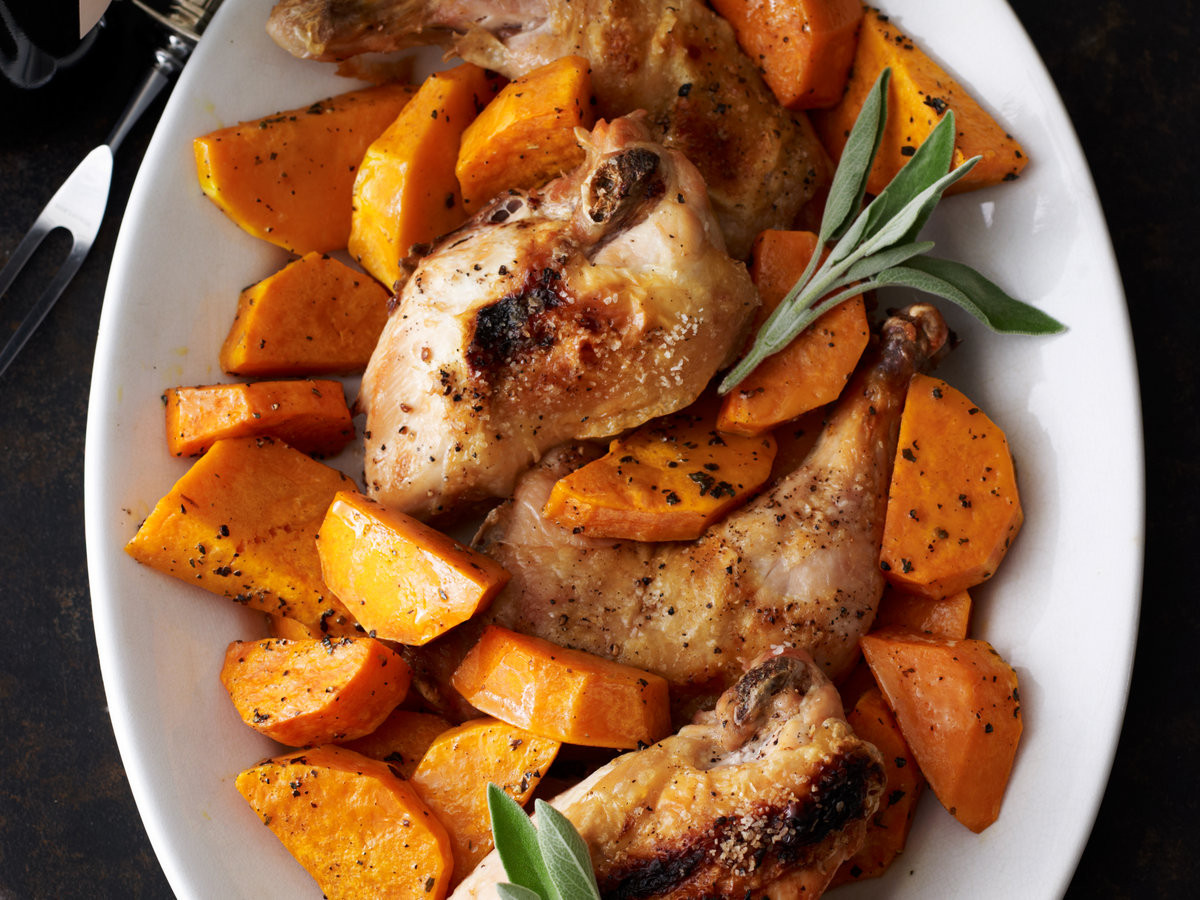 Chicken And Butternut Squash
 Roast Chicken with Butternut Squash Recipe Quick From