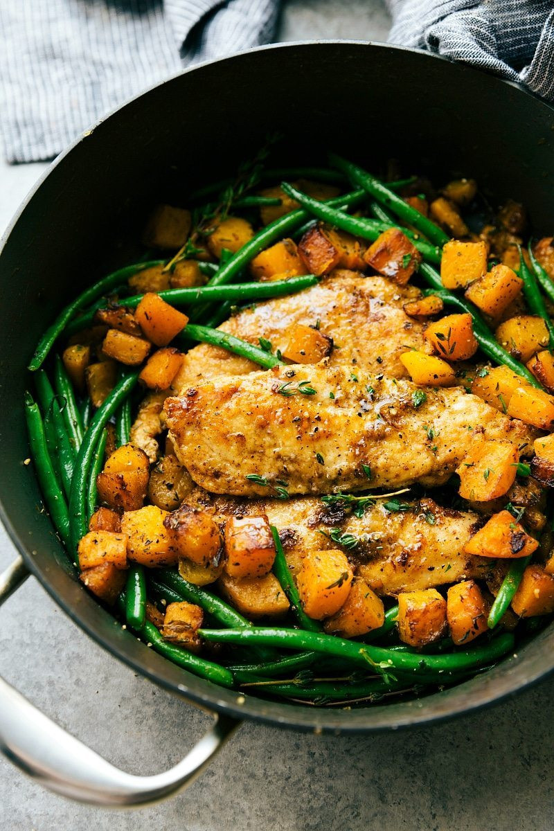 Chicken And Butternut Squash Recipes
 Skillet Chicken and Butternut Squash Chelsea s Messy Apron
