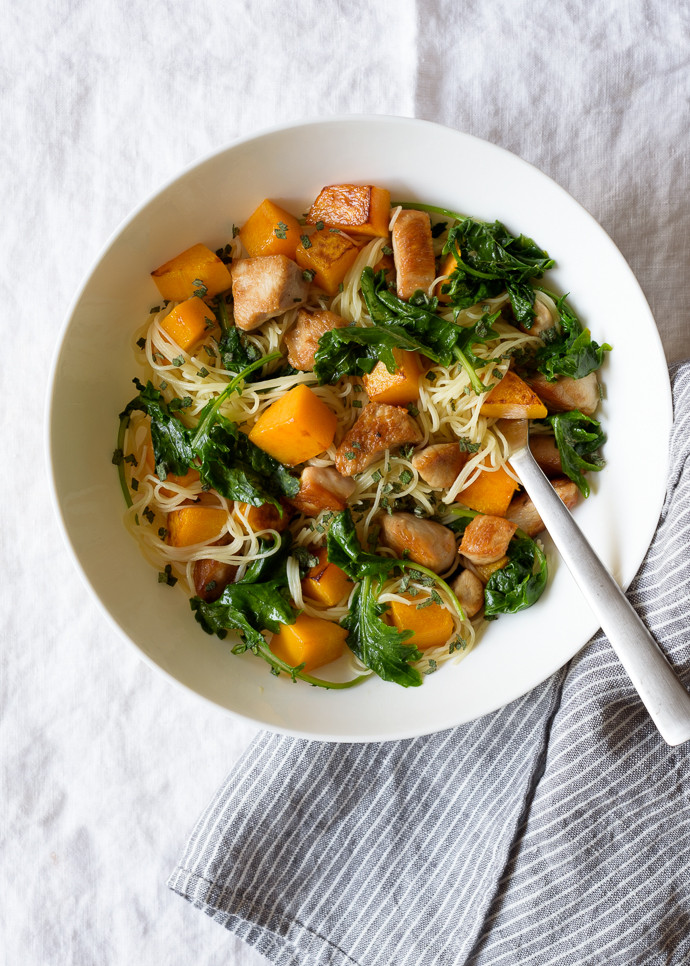 Chicken And Butternut Squash
 chicken and butternut squash pasta