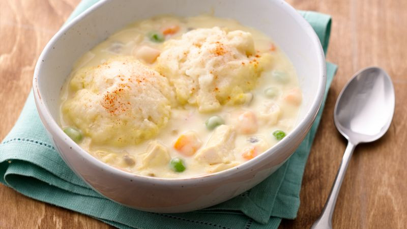 Chicken And Dumplings With Bisquick
 Quick Chicken and Dumplings recipe from Betty Crocker