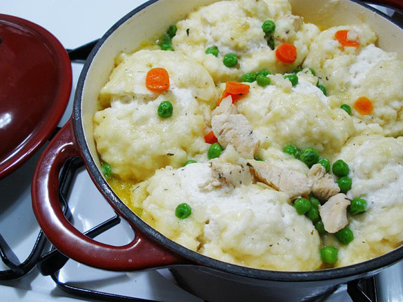 Chicken And Dumplings With Bisquick
 Chicken and Dumplings for Two Food Guy Magazine
