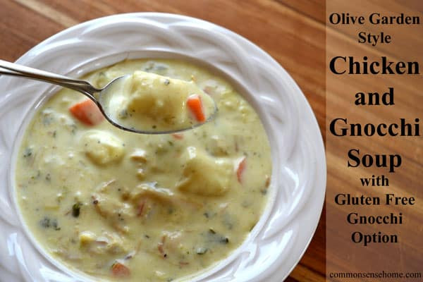 Chicken And Gnocchi Soup Recipe
 Olive Garden Style Chicken and Gnocchi Soup