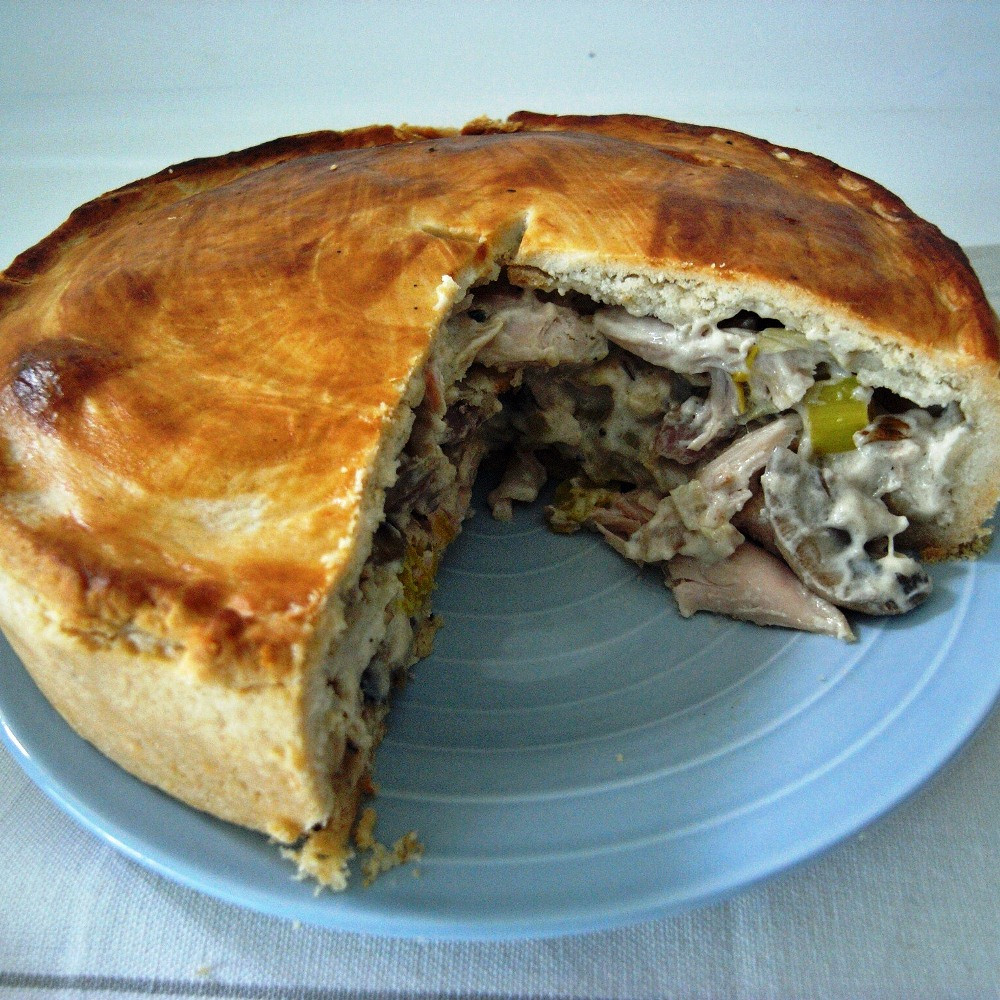 Chicken And Mushroom Pie
 Savoury Pies Rolls & Plaits