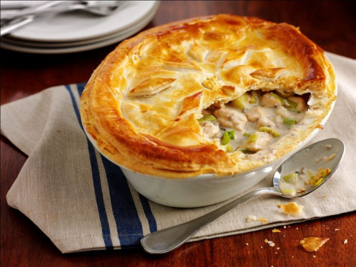 Chicken And Mushroom Pie
 Chicken and mushroom pie