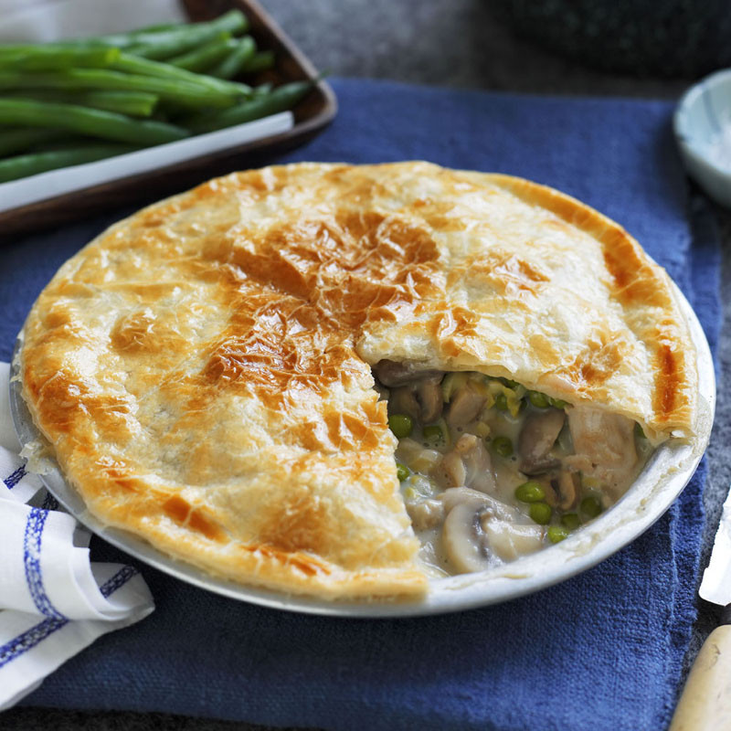 Chicken And Mushroom Pie
 chicken and mushroom potato pie