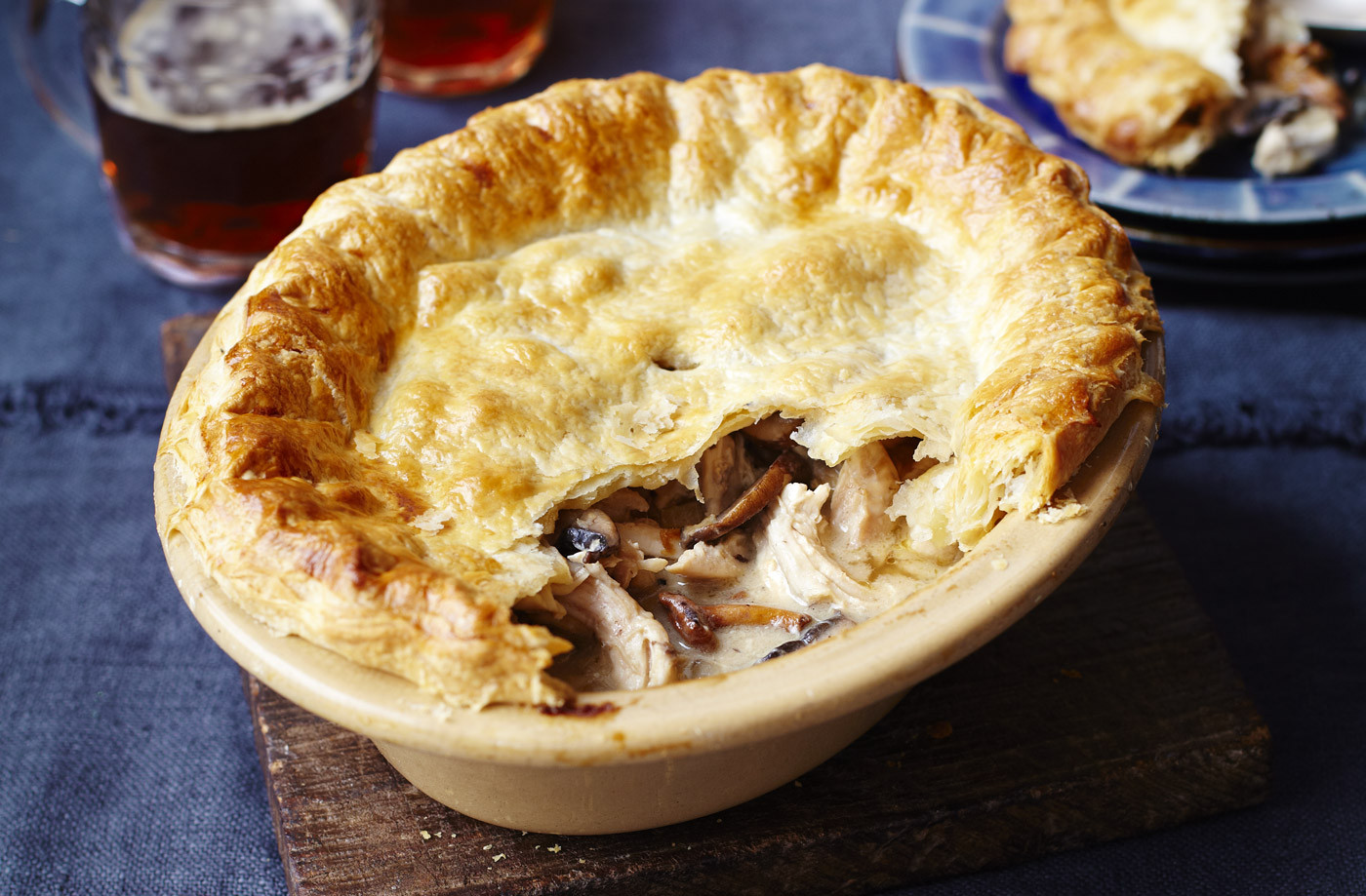 Chicken And Mushroom Pie
 mushroom pie