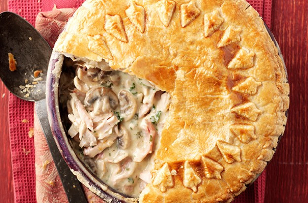 Chicken And Mushroom Pie
 Chicken mushroom and bacon pie recipe goodtoknow