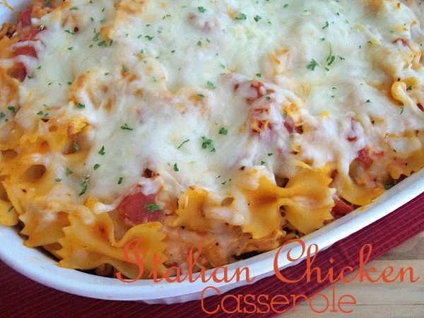 Chicken And Noodle Casserole Paula Deen
 Italian Chicken Casserole Inspired by Paula Deen tasted