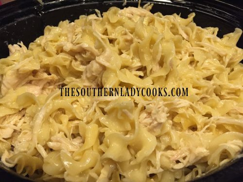 Chicken And Noodles Crock Pot
 CROCK POT CHICKEN AND NOODLES The Southern Lady Cooks