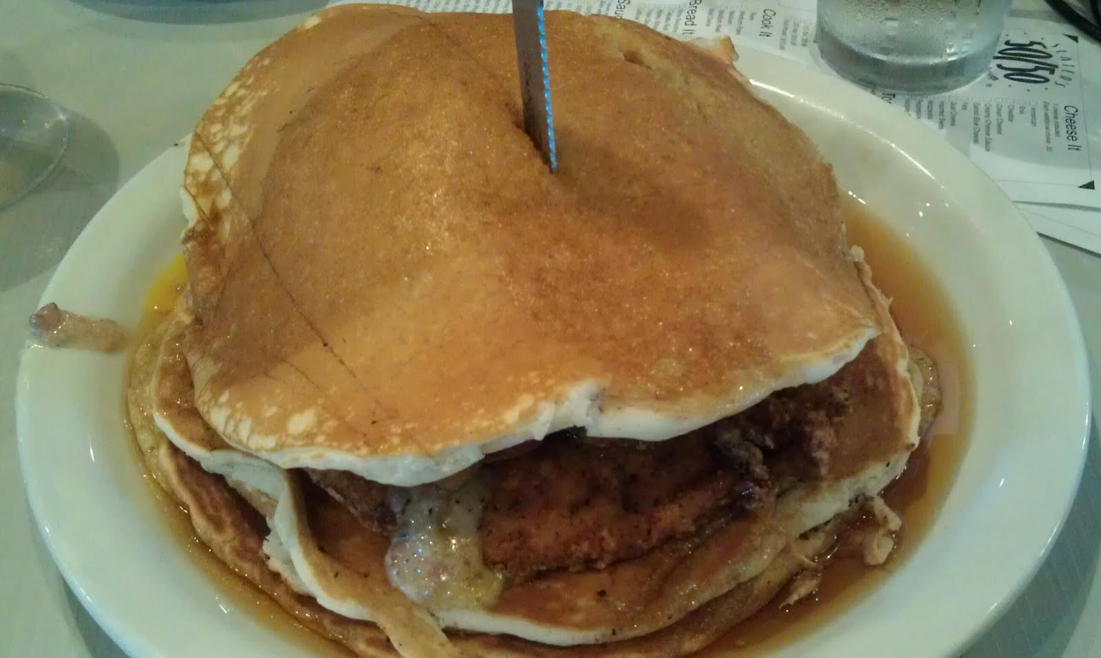 Chicken And Pancakes
 That Bootleg Guy TBG Eats The Fried Chicken & Pancakes