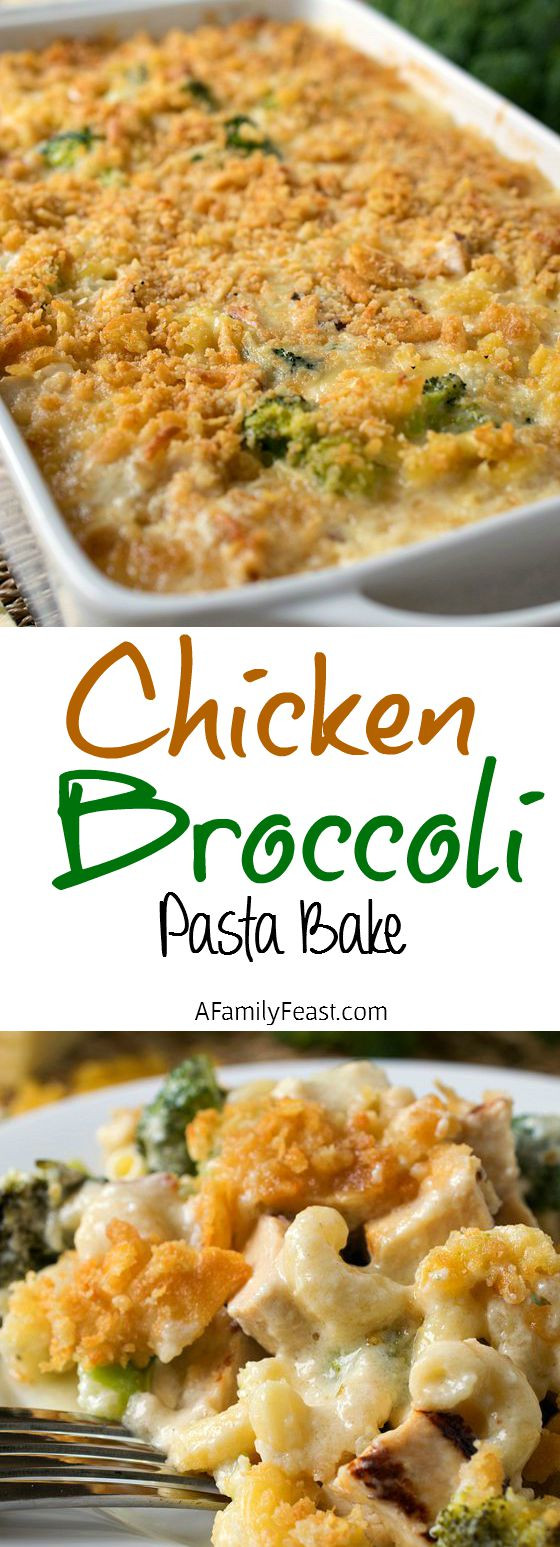 Chicken And Pasta Casserole
 creamy chicken and broccoli pasta bake