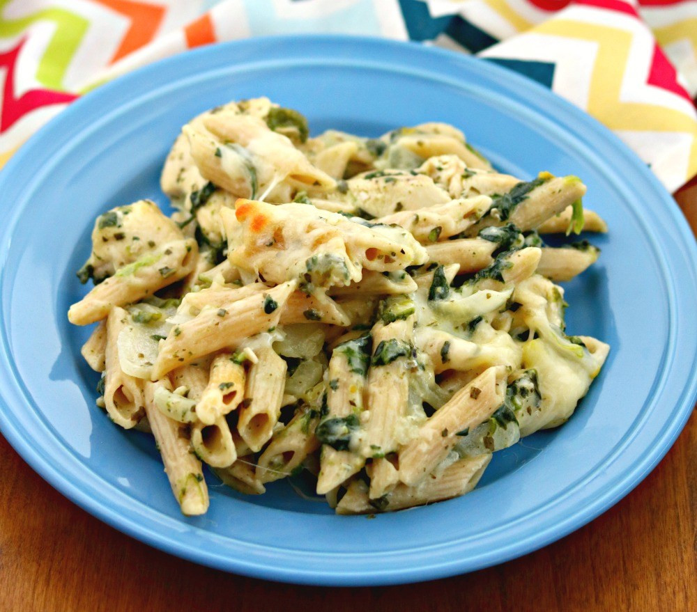 Chicken And Pasta Casserole
 Easy Pesto Chicken Pasta Bake