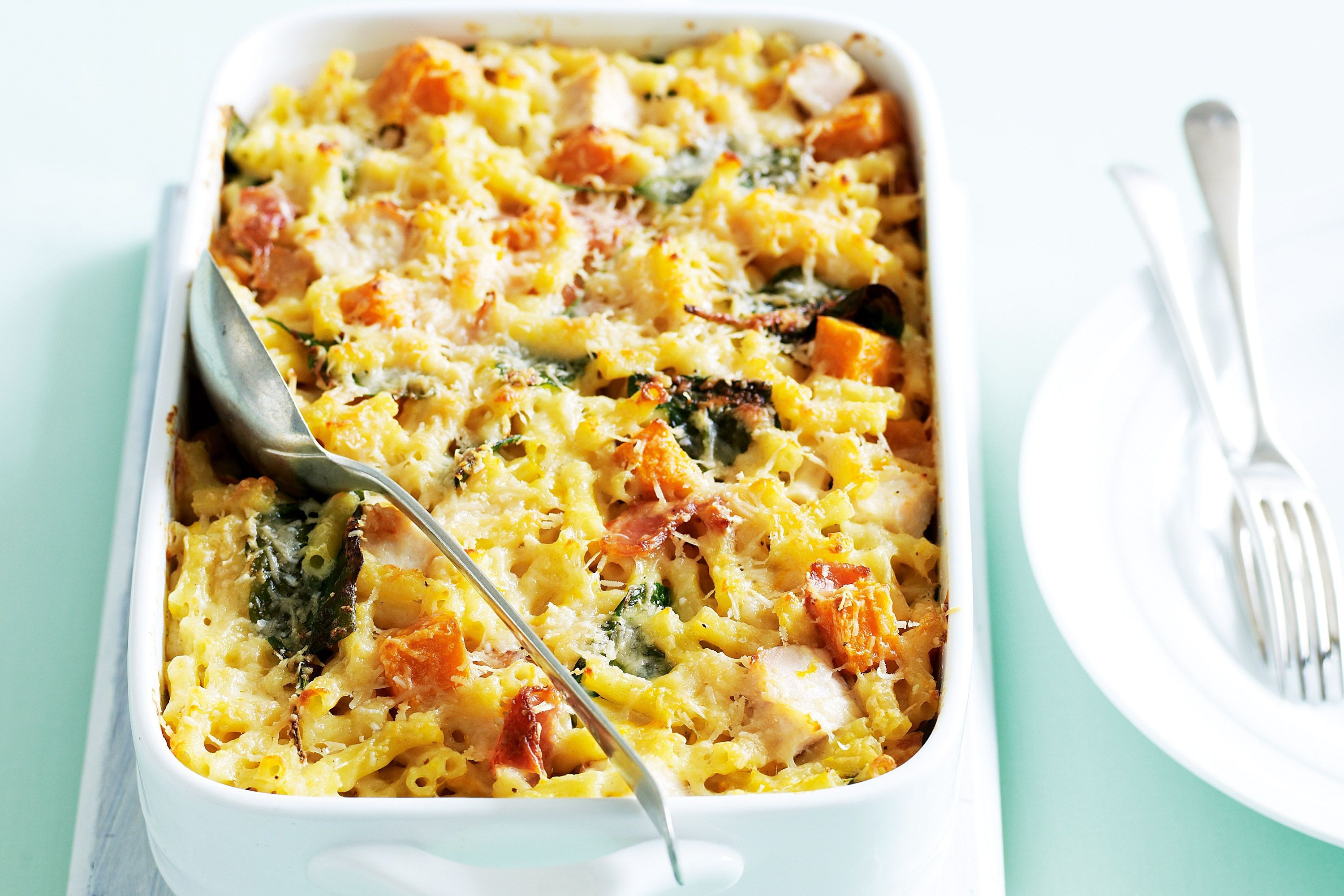 Chicken And Pasta Casserole
 chicken pasta bake