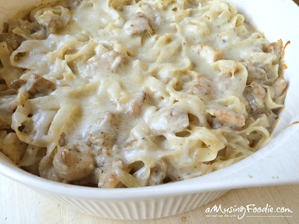 Chicken And Pasta Casserole
 Creamy Chicken Pasta Bake