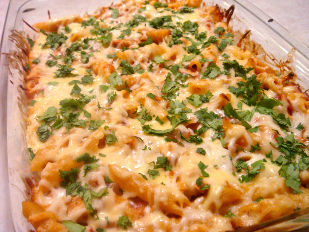 Chicken And Pasta Casserole
 Healthy Three Cheese Chicken Pasta Bake Recipe — Dishmaps