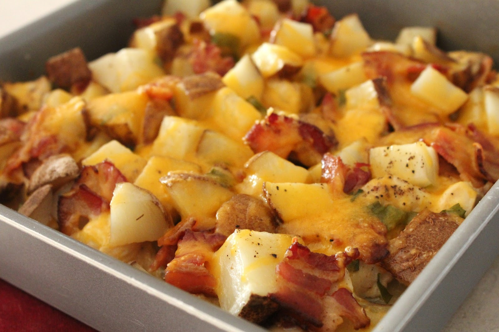 Chicken And Potato Bake
 Delicious as it Looks Loaded Baked Potato & Chicken Casserole