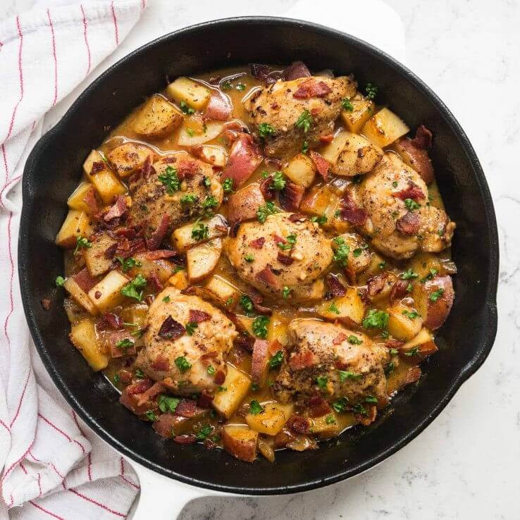 Chicken And Potatoes Recipes For Dinner
 e Pan Dijon Chicken and Potatoes I Heart Naptime
