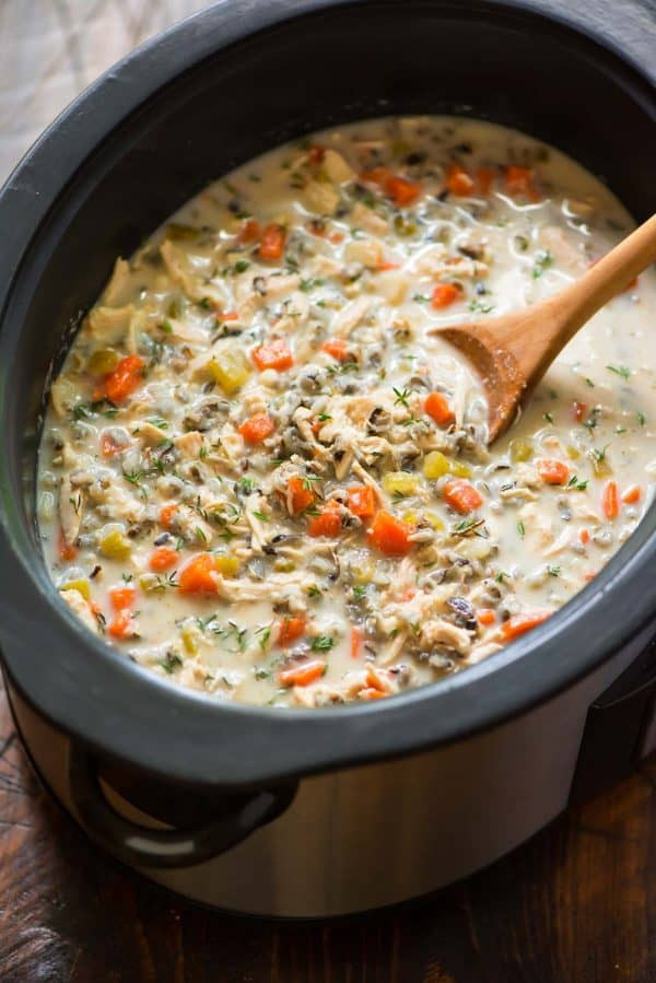 Chicken And Rice Soup Instant Pot
 Creamy Chicken and Wild Rice Soup