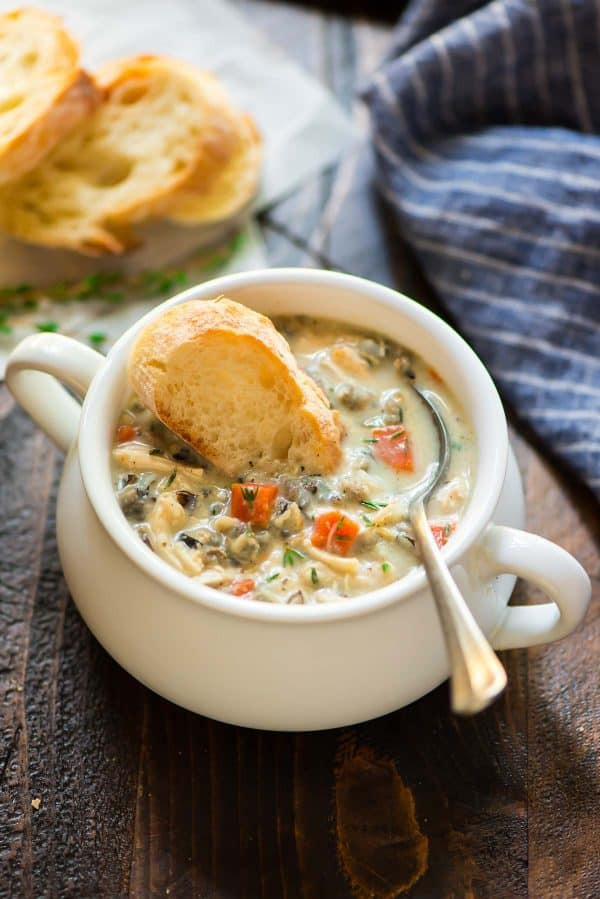 Chicken And Rice Soup Instant Pot
 Creamy Chicken and Wild Rice Soup