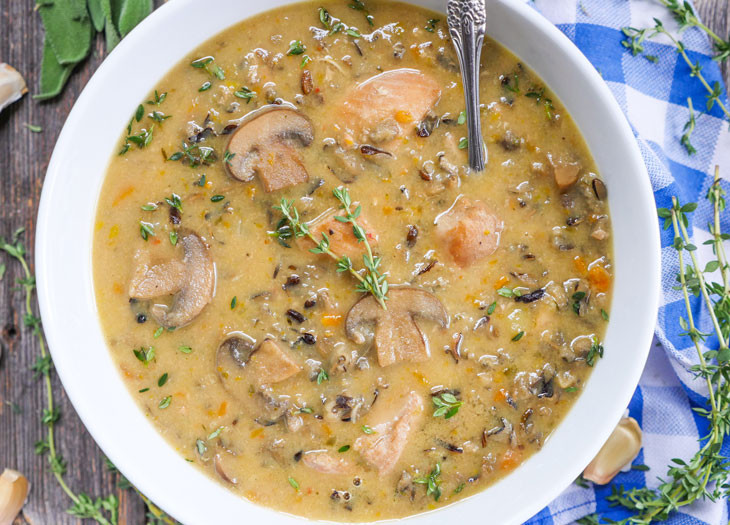 Chicken And Rice Soup Instant Pot
 Instant Pot Chicken and Wild Rice Soup Gluten Free Dairy