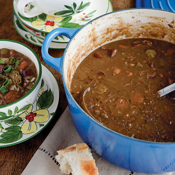 Chicken And Sausage Gumbo
 Chicken and Sausage Gumbo Recipe