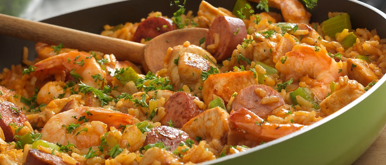 Chicken And Sausage Recipe
 Louisiana Style Chicken Sausage & Shrimp Skillet Recipe