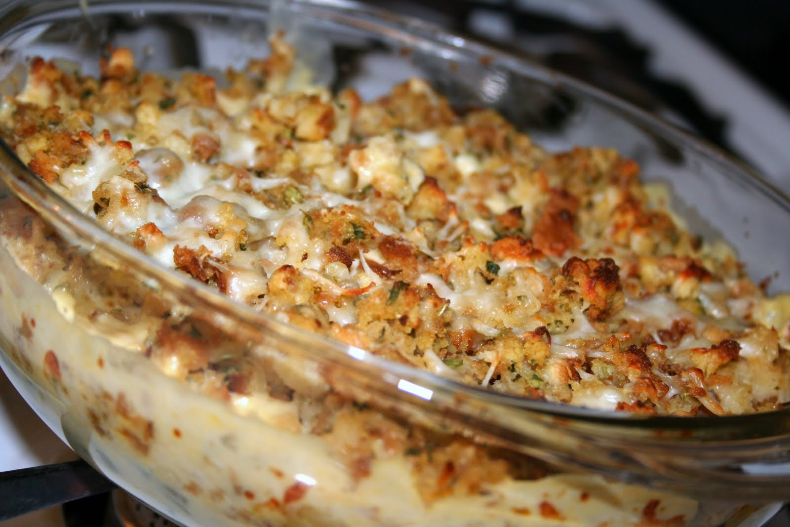 Chicken And Stuffing Casserole With Cheese
 Chicken and Stuffing Casserole