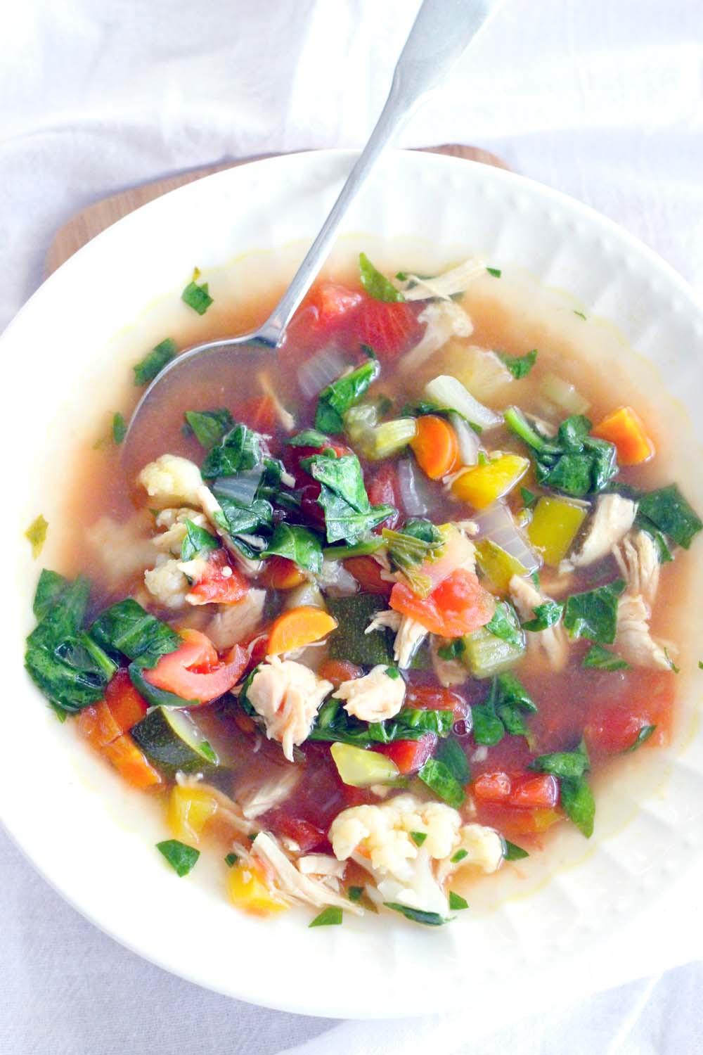 Chicken And Vegetable Soup
 Detox Chicken and Ve able Soup
