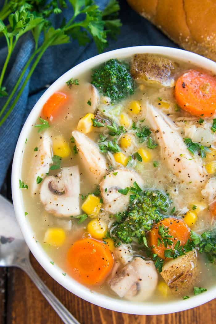 Chicken And Vegetable Soup
 Chicken Ve able Soup