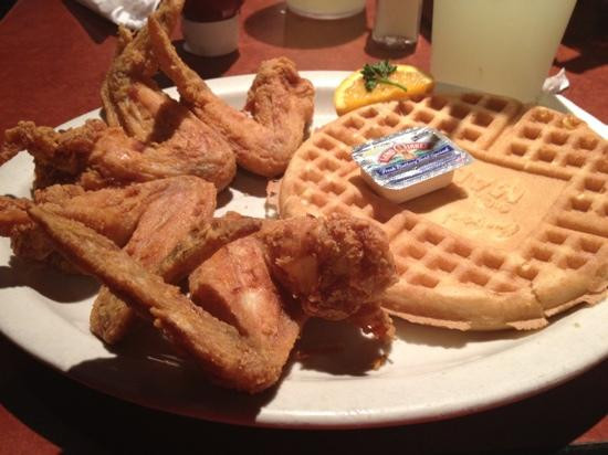 Chicken And Waffles Atlanta
 Galdys and Ron s menu cover Picture of Gladys Knight