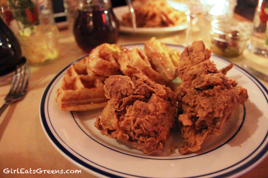 Chicken And Waffles Nyc
 Ve arian Chicken & Waffles at Sweet Chick – Lower East