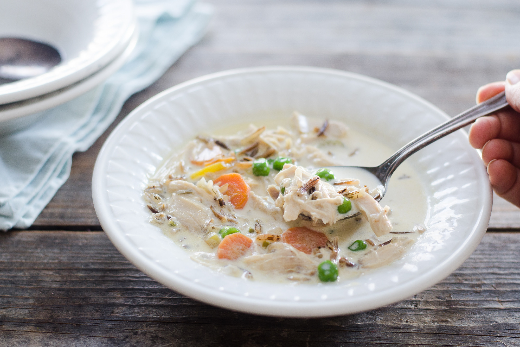 Chicken And Wild Rice Soup
 Creamy Chicken Wild Rice Soup