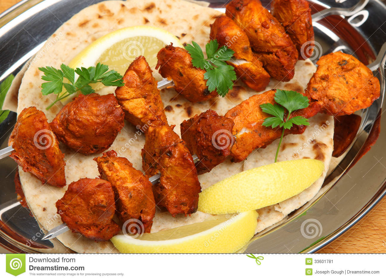 Chicken Appetizers Indian
 Indian Chicken Tikka Kebabs Stock Image Image of