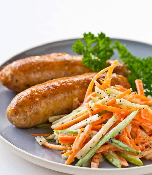 Chicken Apple Sausage Recipes
 Chicken Sausage with Apple Slaw Steamy Kitchen Recipes