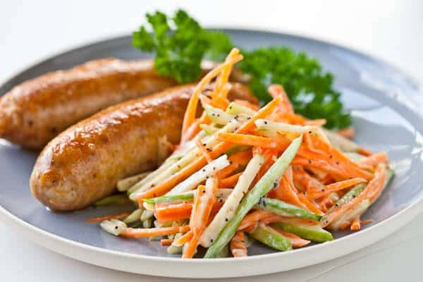 Chicken Apple Sausage Recipes
 Chicken Sausage with Apple Slaw Steamy Kitchen Recipes