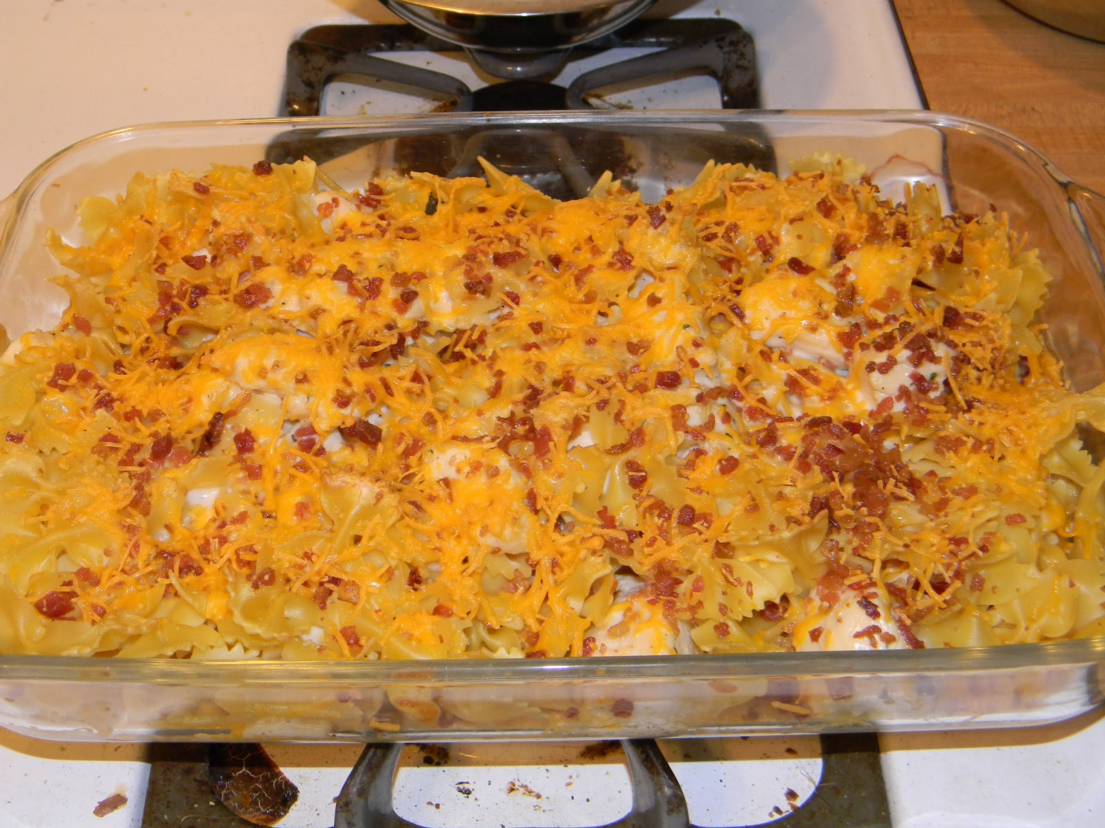 Chicken Bacon Ranch Casserole
 Growing to Four Chicken Bacon Ranch Casserole