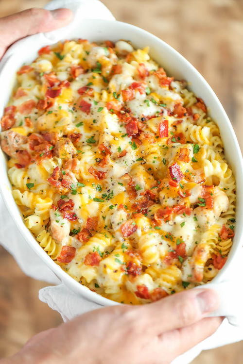 Chicken Bacon Ranch Casserole
 Chicken Bacon Ranch Pasta Casserole Recipe