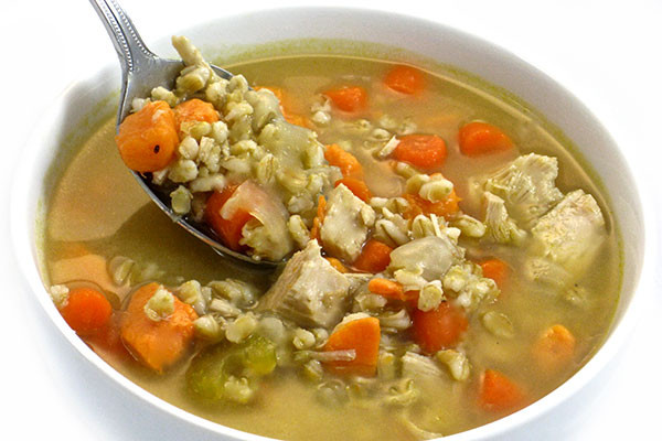 Chicken Barley Soup
 Yummy Chicken Barley Soup with Weight Watchers Points