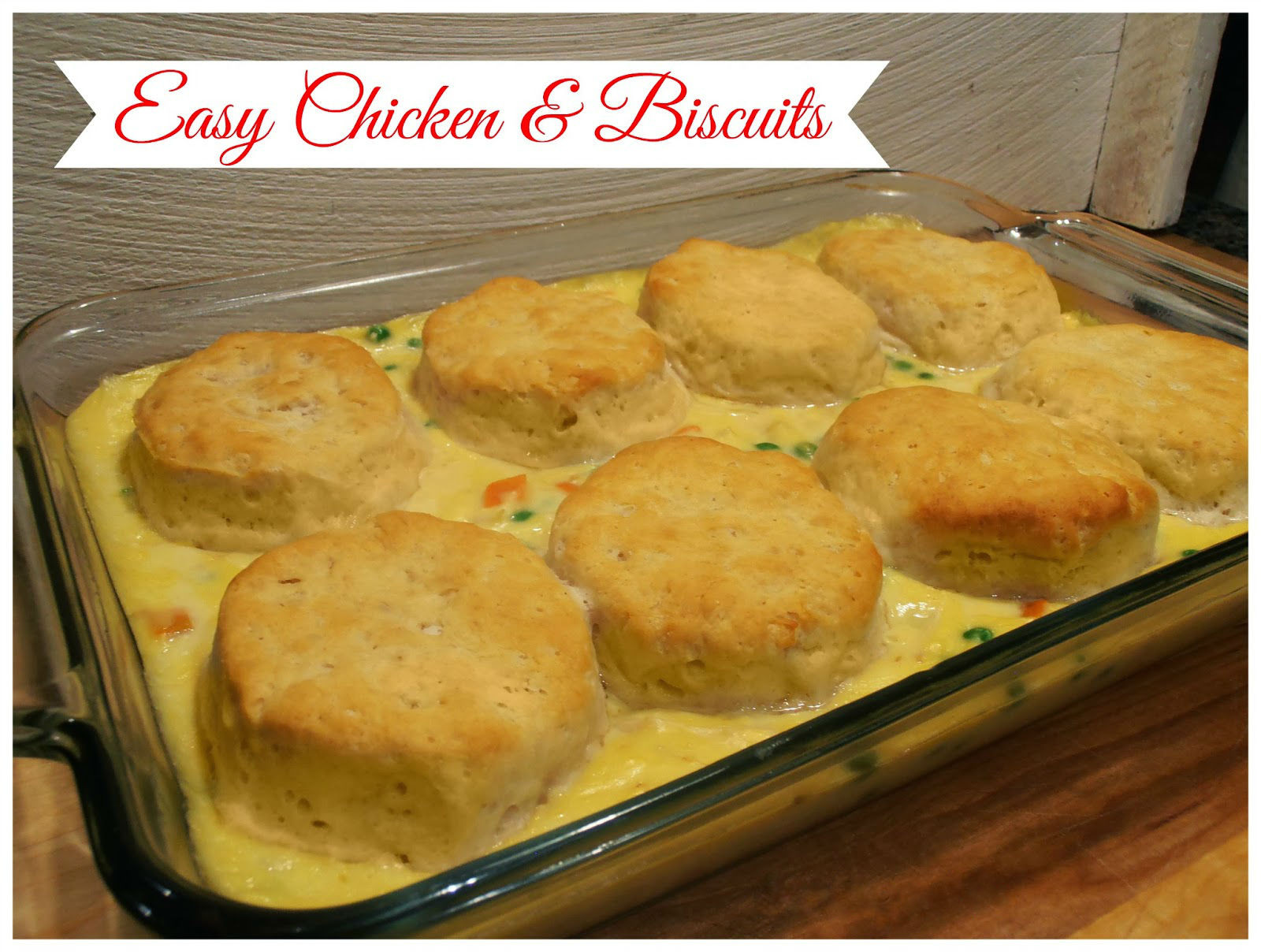 Chicken Biscuit Crackers
 Easy Chicken and Biscuits