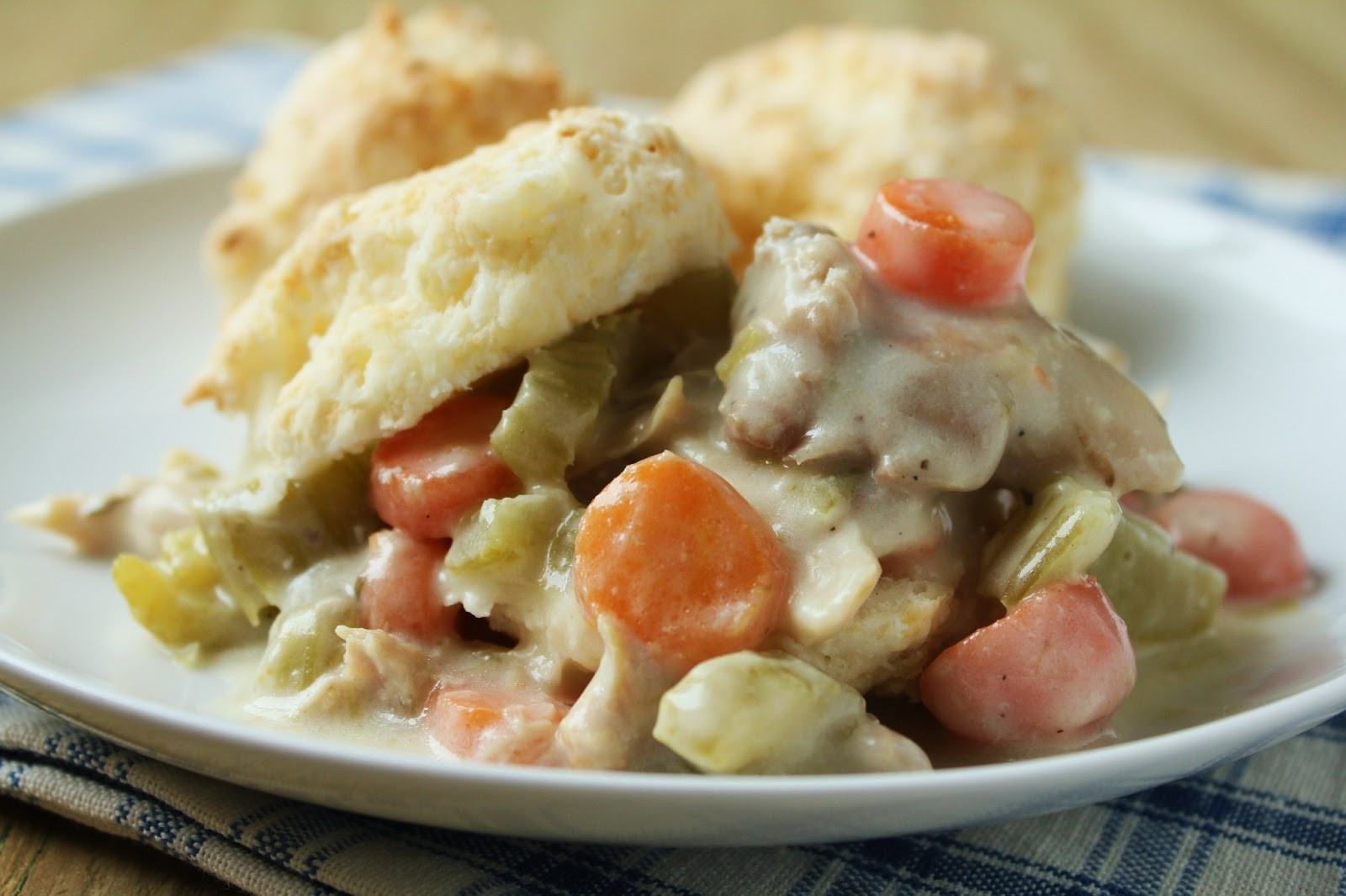 Chicken Biscuit Recipe
 Delicious as it Looks Shades of Blue with Chicken & Biscuits