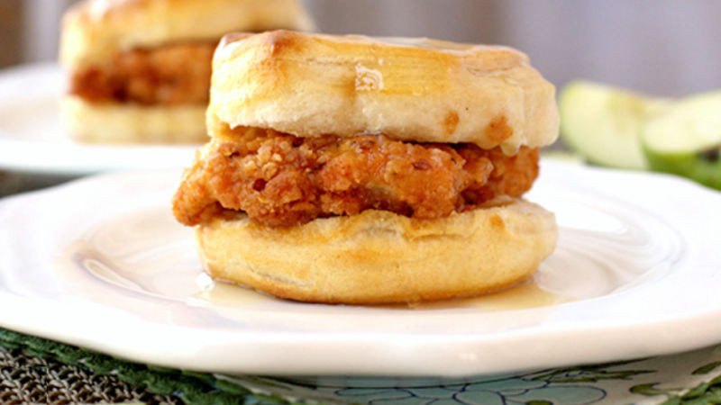 Chicken Biscuit Recipe
 Spicy Southern Chicken Biscuits recipe from Tablespoon