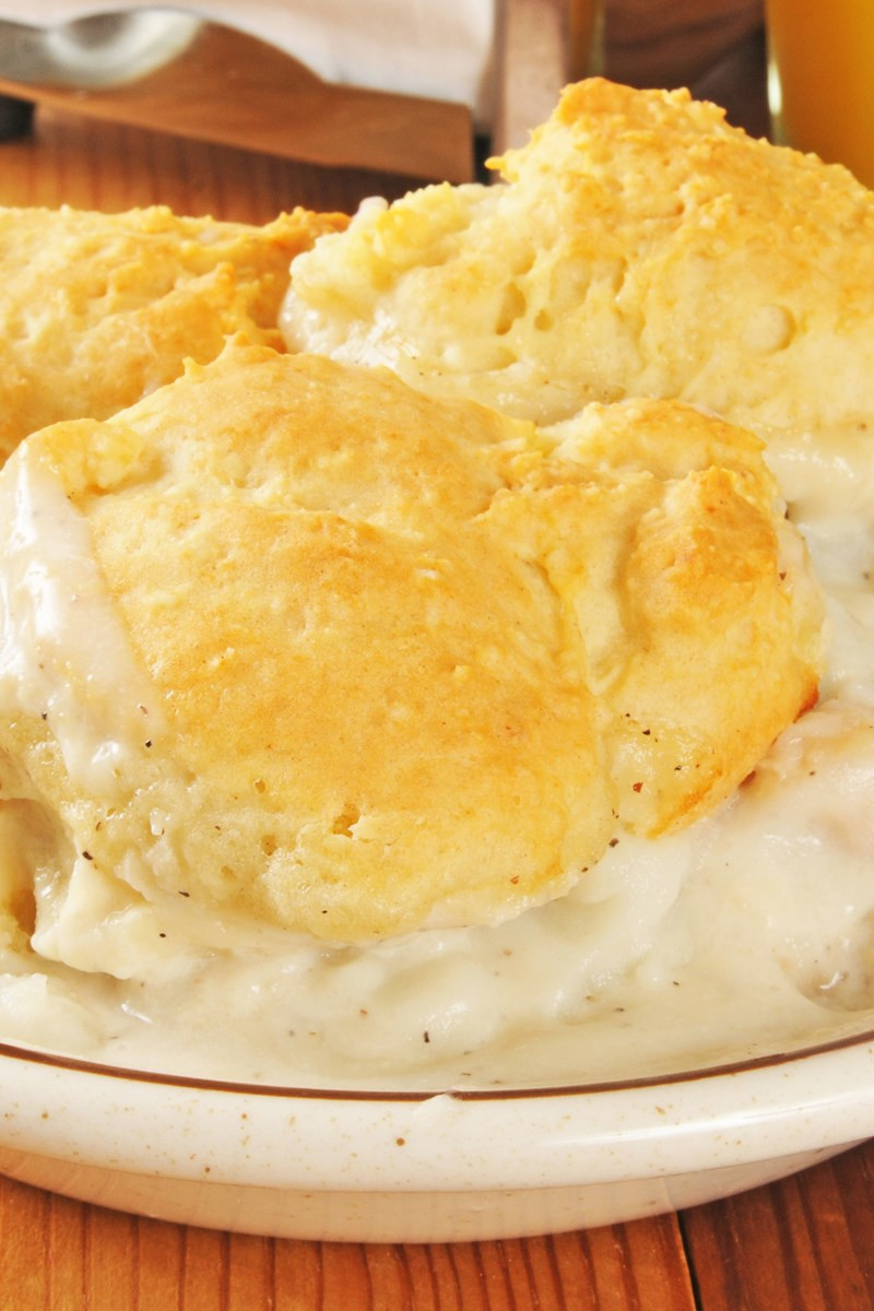 Chicken Biscuit Recipe
 Creamy Chicken and Biscuits Casserole